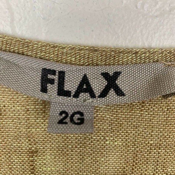 Flax Tan Button-Up Blouse - Picture 5 of 5